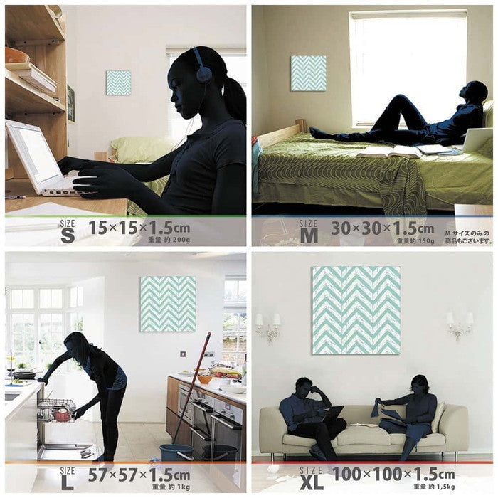 北欧 patt-1902-121 XLサイズ 100cm×100cm アートパネル ファブリックパネル アートボード 壁掛け 日本製 ラッピング付き 店舗 カフェ ラウンジ ロビー ホテル 法人 lib-patt-1902-121-xlの画像