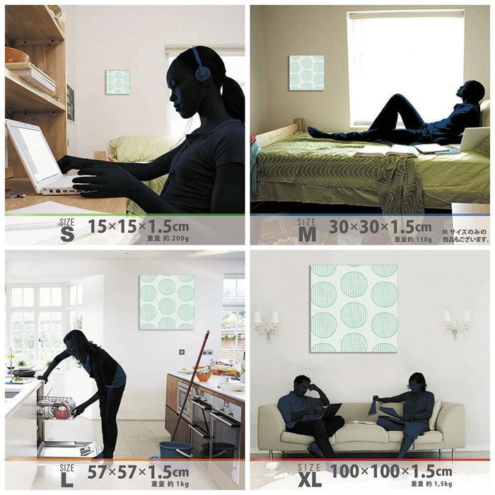 北欧 patt-1902-197 Mサイズ 30cm×30cm アートパネル ファブリックパネル アートボード 壁掛け 日本製 ラッピング付き 店舗 カフェ ラウンジ ロビー ホテル 法人 lib-patt-1902-197-mの画像