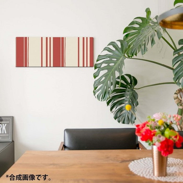 北欧デザイン patt-w-1801-06 ワイドサイズ 30cm×78.5cm アートパネル ファブリックパネル アートボード 壁掛け 日本製 ラッピング付き 店舗 カフェ ラウンジ ロビー ホテル 法人 lib-patt-w-1801-06の画像