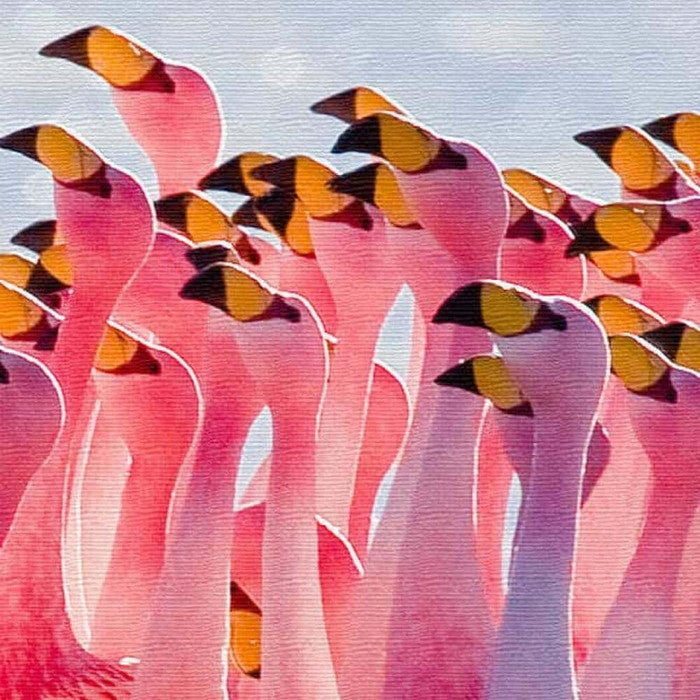 フラミンゴ モチーフ ANIMAL Lサイズ 57cm×57cm アートパネル ファブリックパネル アートボード 壁掛け 日本製 ラッピング付き 店舗 カフェ ラウンジ ロビー ホテル 法人 lib-pho-0061-lの画像