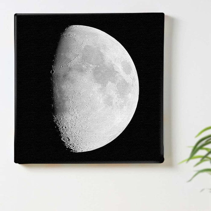 月 モチーフ MOON Lサイズ 57cm×57cm アートパネル ファブリックパネル アートボード インテリアパネル 壁掛け 日本製 ラッピング付き lib-pho-0063-l