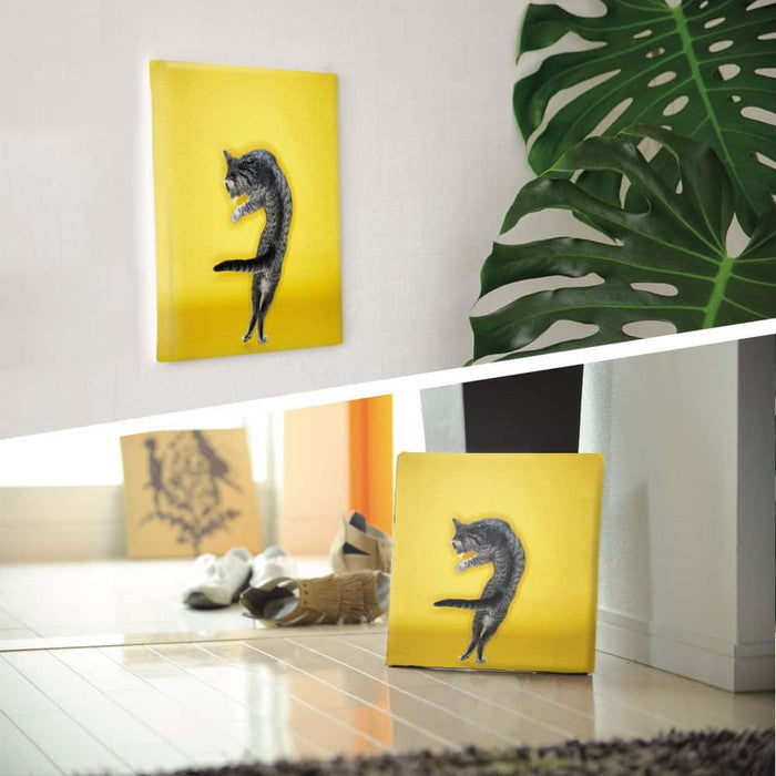 猫 XLサイズ 100cm×100cm アートパネル ファブリックパネル アートボード 壁掛け 日本製 ラッピング付き 店舗 カフェ ラウンジ ロビー ホテル 法人 lib-pho-0102-xlの画像