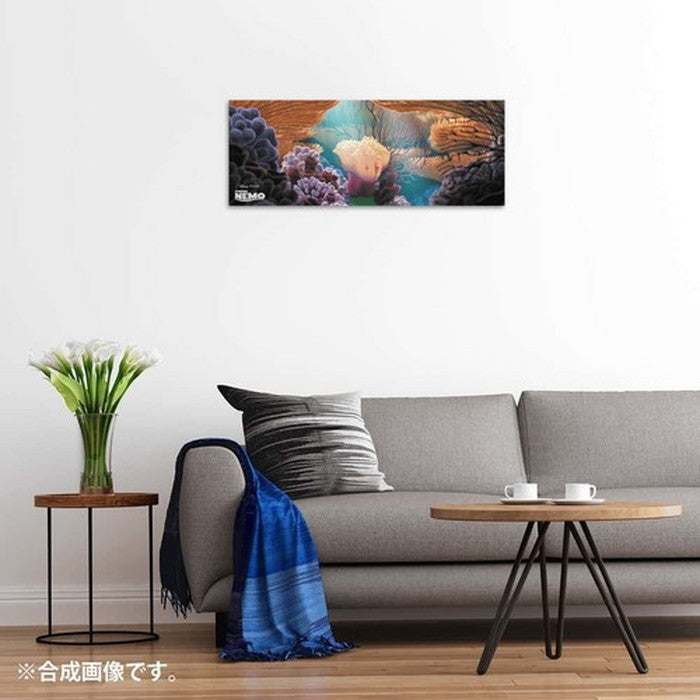 ニモ pixe-w-1701-01 ワイドサイズ 30cm×78.5cm アートパネル ファブリックパネル アートボード 壁掛け 日本製 ラッピング付き 店舗 カフェ ラウンジ ロビー ホテル 法人 lib-pixe-w-1701-01の画像