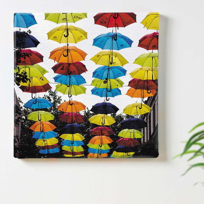 傘 poht-1805-04 Sサイズ 15cm×15cm アートパネル ファブリックパネル アートボード 壁掛け 日本製 ラッピング付き 店舗 カフェ ラウンジ ロビー ホテル 法人 lib-poht-1805-04-sの画像