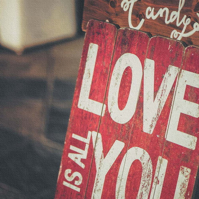 LOVE poht-1805-11 Lサイズ 57cm×57cm アートパネル ファブリックパネル アートボード 壁掛け 日本製 ラッピング付き 店舗 カフェ ラウンジ ロビー ホテル 法人 lib-poht-1805-11-lの画像