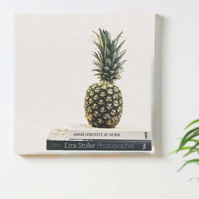 パイナップル poht-1805-13 XLサイズ 100cm×100cm アートパネル ファブリックパネル アートボード 壁掛け 日本製 ラッピング付き 店舗 カフェ ラウンジ ロビー ホテル 法人 lib-poht-1805-13-xlの画像
