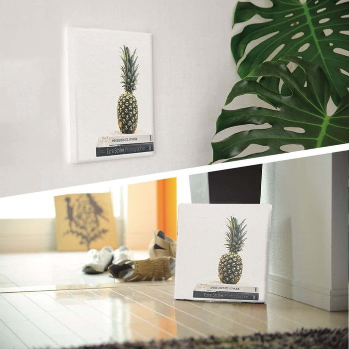 パイナップル poht-1805-13 XLサイズ 100cm×100cm アートパネル ファブリックパネル アートボード 壁掛け 日本製 ラッピング付き 店舗 カフェ ラウンジ ロビー ホテル 法人 lib-poht-1805-13-xlの画像