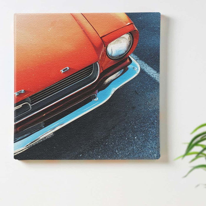 アメ車 poht-1805-29 XLサイズ 100cm×100cm アートパネル ファブリックパネル アートボード 壁掛け 日本製 ラッピング付き 店舗 カフェ ラウンジ ロビー ホテル 法人 lib-poht-1805-29-xlの画像