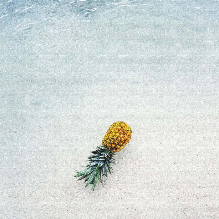 パイナップル poht-1805-42 XLサイズ 100cm×100cm アートパネル ファブリックパネル アートボード 壁掛け 日本製 ラッピング付き 店舗 カフェ ラウンジ ロビー ホテル 法人 lib-poht-1805-42-xlの画像