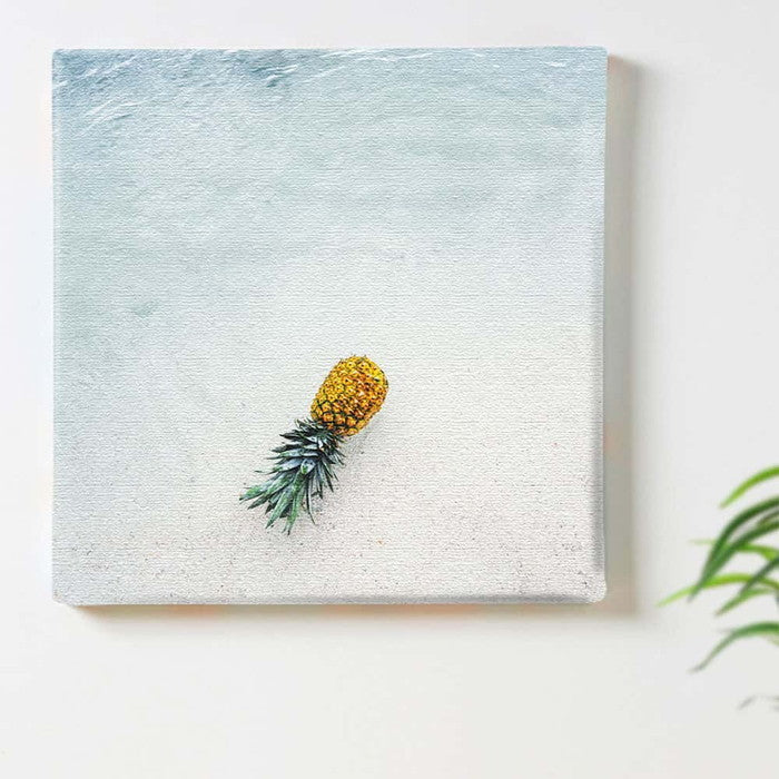 パイナップル poht-1805-42 XLサイズ 100cm×100cm アートパネル ファブリックパネル アートボード 壁掛け 日本製 ラッピング付き 店舗 カフェ ラウンジ ロビー ホテル 法人 lib-poht-1805-42-xlの画像