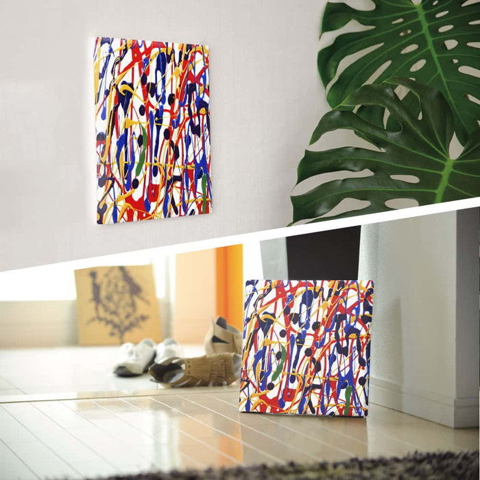 モダン デザイン MODERN XLサイズ 100cm×100cm アートパネル ファブリックパネル アートボード 壁掛け 日本製 ラッピング付き 店舗 カフェ ラウンジ ロビー ホテル 法人 lib-pop-0050-xlの画像