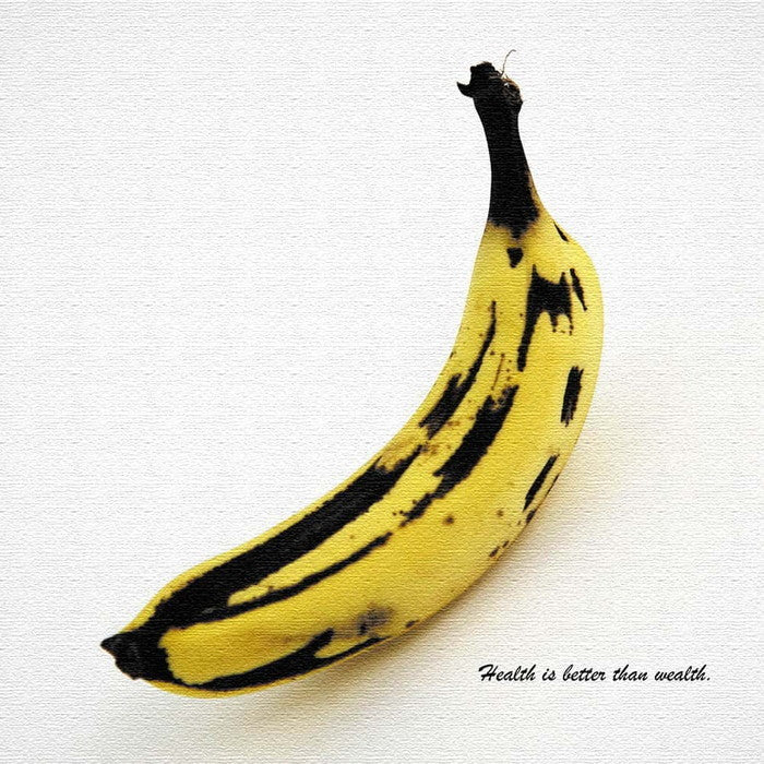 バナナ pop-0091 XLサイズ 100cm×100cm アートパネル ファブリックパネル アートボード 壁掛け 日本製 ラッピング付き 店舗 カフェ ラウンジ ロビー ホテル 法人 lib-pop-0091-xlの画像