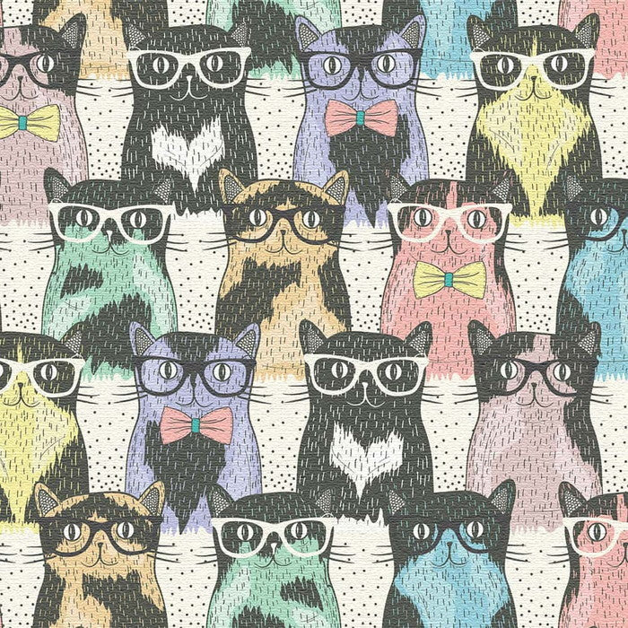 猫 Mサイズ 30cm×30cm アートパネル ファブリックパネル アートボード 壁掛け 日本製 ラッピング付き 店舗 カフェ ラウンジ ロビー ホテル 法人 lib-pop-0092-mの画像