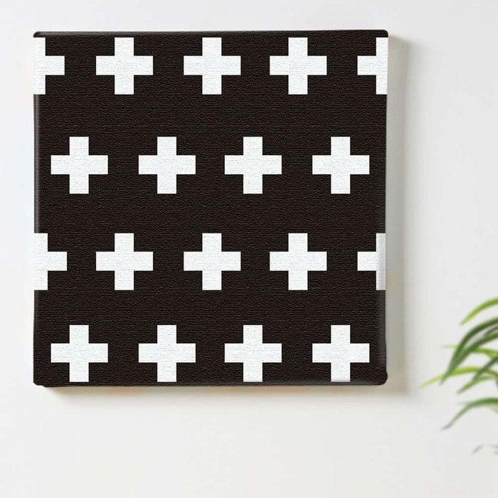 幾何学模様 pop-0104-bk Lサイズ 57cm×57cm アートパネル ファブリックパネル アートボード 壁掛け 日本製 ラッピング付き 店舗 カフェ ラウンジ ロビー ホテル 法人 lib-pop-0104-bk-lの画像