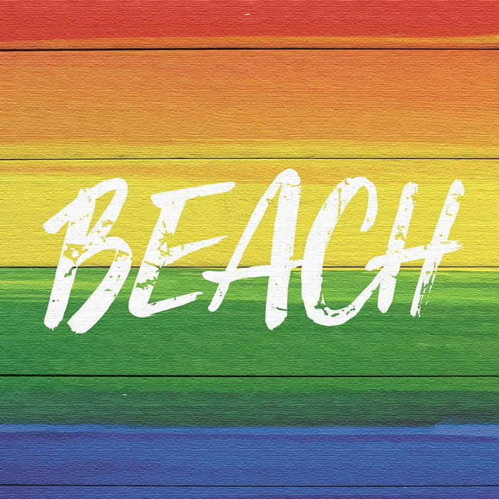 レインボー ハワイ BEACH popa-1703-02 Sサイズ 15cm×15cm アートパネル ファブリックパネル アートボード 壁掛け 日本製 ラッピング付き 店舗 カフェ ラウンジ ロビー ホテル 法人 lib-popa-1703-02-sの画像