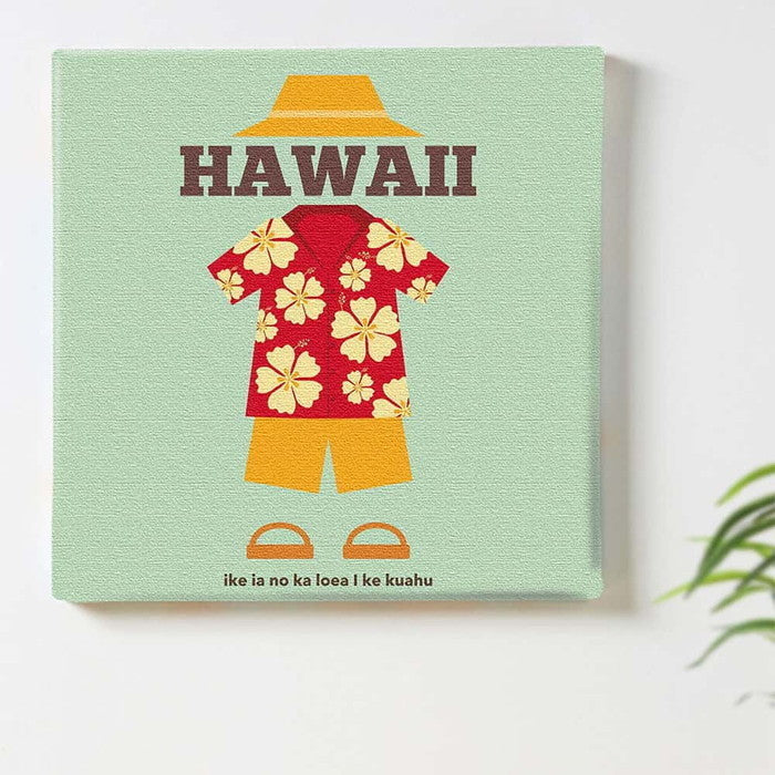 ハワイアン popa-1803-006 Mサイズ 30cm×30cm アートパネル ファブリックパネル アートボード 壁掛け 日本製 ラッピング付き 店舗 カフェ ラウンジ ロビー ホテル 法人 lib-popa-1803-006-mの画像