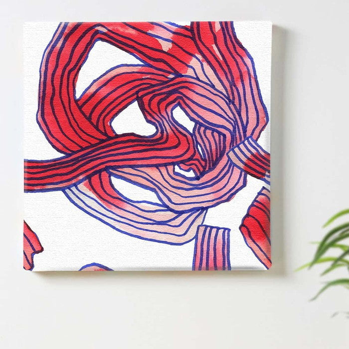 幾何学模様 popa-1903-027 XLサイズ 100cm×100cm アートパネル ファブリックパネル アートボード 壁掛け 日本製 ラッピング付き 店舗 カフェ ラウンジ ロビー ホテル 法人 lib-popa-1903-027-xlの画像