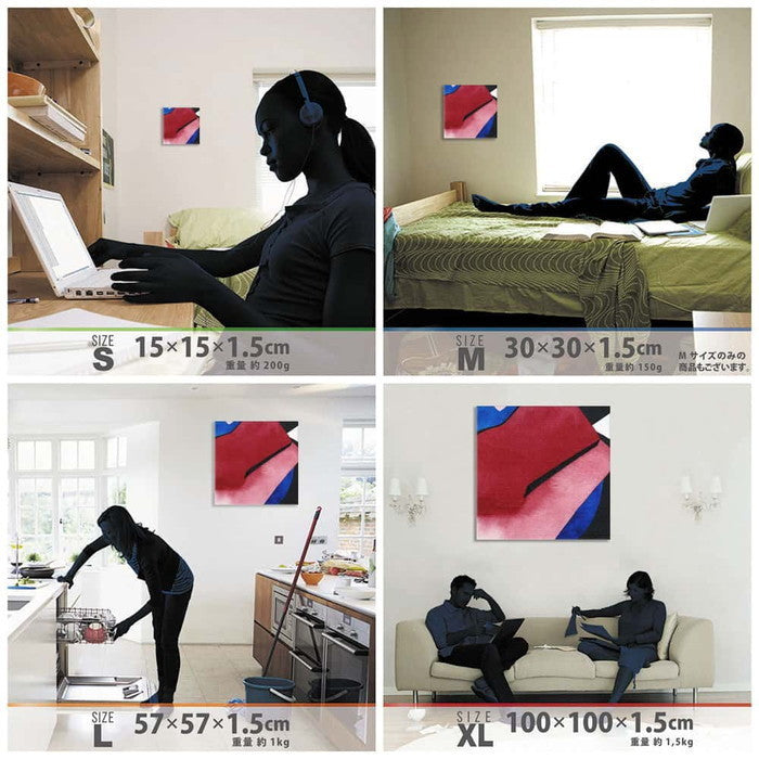 幾何学模様 popa-1903-034 XLサイズ 100cm×100cm アートパネル ファブリックパネル アートボード 壁掛け 日本製 ラッピング付き 店舗 カフェ ラウンジ ロビー ホテル 法人 lib-popa-1903-034-xlの画像