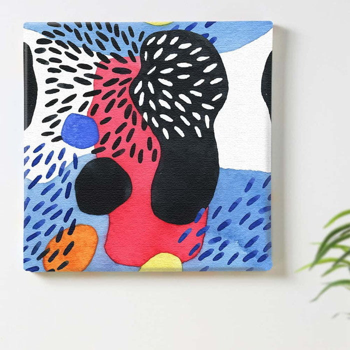 幾何学模様 popa-1903-035 Sサイズ 15cm×15cm アートパネル ファブリックパネル アートボード 壁掛け 日本製 ラッピング付き 店舗 カフェ ラウンジ ロビー ホテル 法人 lib-popa-1903-035-sの画像