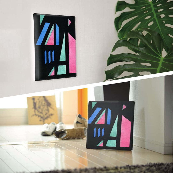 幾何学模様 popa-1903-037 Mサイズ 30cm×30cm アートパネル ファブリックパネル アートボード 壁掛け 日本製 ラッピング付き 店舗 カフェ ラウンジ ロビー ホテル 法人 lib-popa-1903-037-mの画像