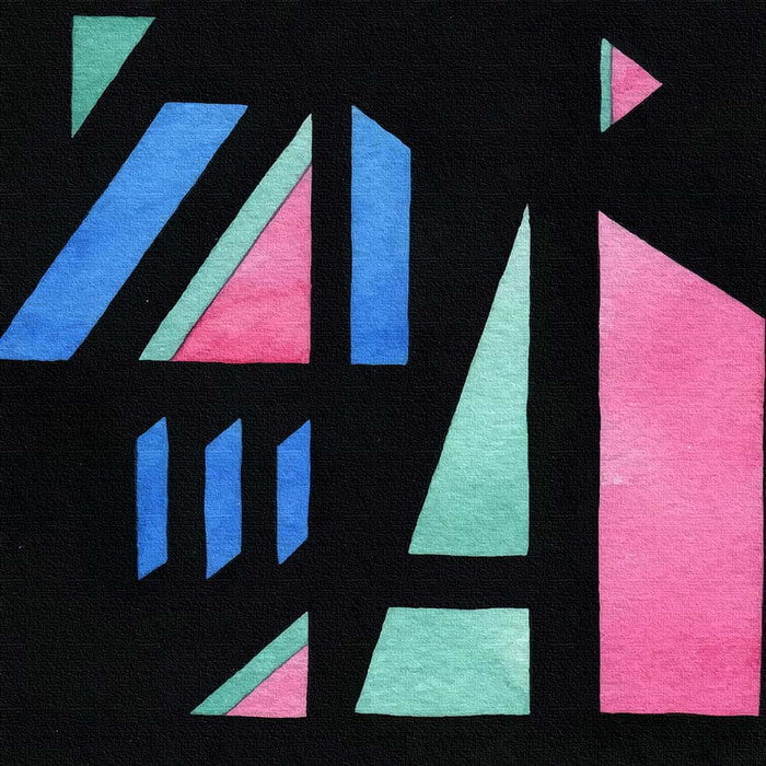 幾何学模様 popa-1903-037 Sサイズ 15cm×15cm アートパネル ファブリックパネル アートボード 壁掛け 日本製 ラッピング付き 店舗 カフェ ラウンジ ロビー ホテル 法人 lib-popa-1903-037-sの画像