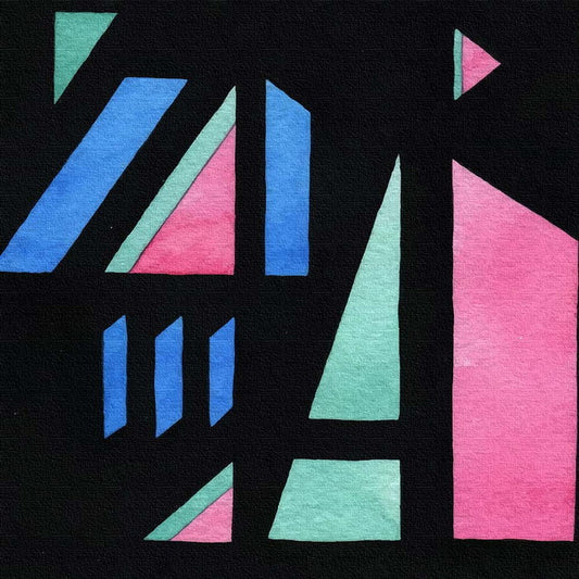 幾何学模様 popa-1903-037 Sサイズ 15cm×15cm アートパネル ファブリックパネル アートボード 壁掛け 日本製 ラッピング付き 店舗 カフェ ラウンジ ロビー ホテル 法人 lib-popa-1903-037-sの画像