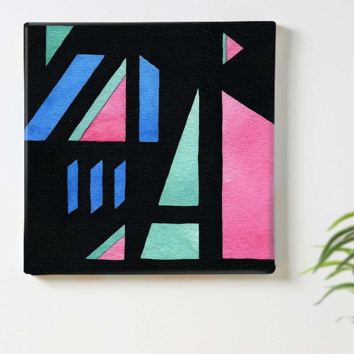 幾何学模様 popa-1903-037 XLサイズ 100cm×100cm アートパネル ファブリックパネル アートボード 壁掛け 日本製 ラッピング付き 店舗 カフェ ラウンジ ロビー ホテル 法人 lib-popa-1903-037-xlの画像