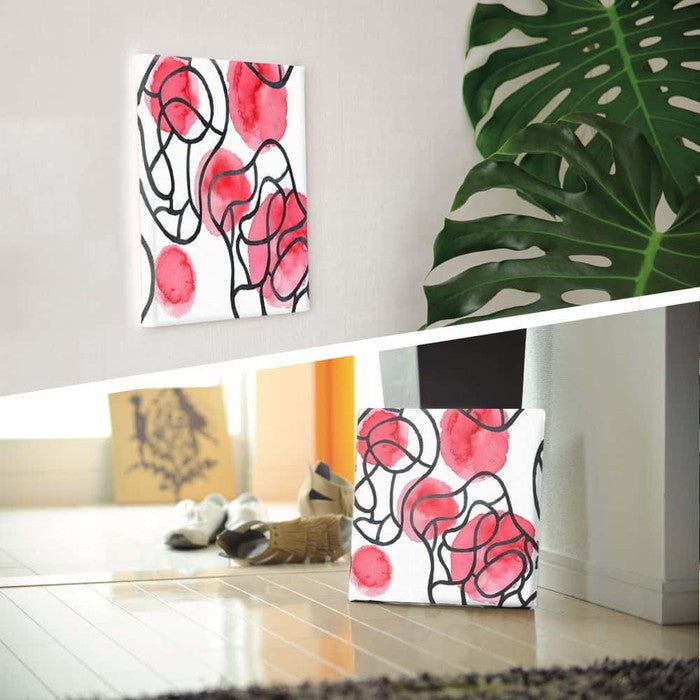 幾何学模様 popa-1903-046 Mサイズ 30cm×30cm アートパネル ファブリックパネル アートボード 壁掛け 日本製 ラッピング付き 店舗 カフェ ラウンジ ロビー ホテル 法人 lib-popa-1903-046-mの画像