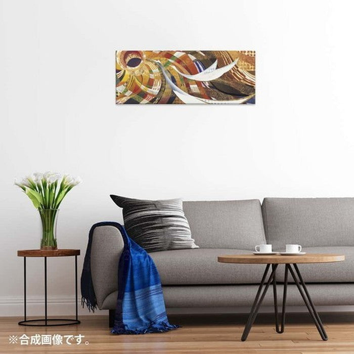 ジャパンデザイン popa-w-1709-14 ワイドサイズ 30cm×78.5cm アートパネル ファブリックパネル アートボード 壁掛け 日本製 ラッピング付き 店舗 カフェ ラウンジ ロビー ホテル 法人 lib-popa-w-1709-14の画像