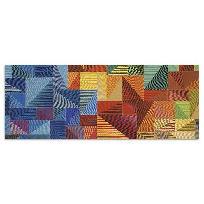 モザイク popa-w-1709-15 ワイドサイズ 30cm×78.5cm アートパネル ファブリックパネル アートボード 壁掛け 日本製 ラッピング付き 店舗 カフェ ラウンジ ロビー ホテル 法人 lib-popa-w-1709-15の画像