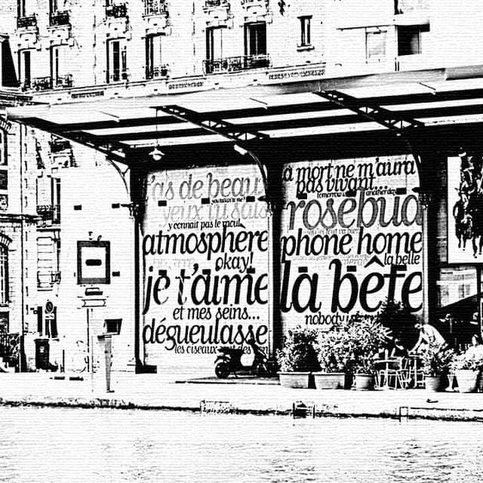 モノトーンカラー タイポグラフ TYPOGRAPHY Mサイズ 30cm×30cm アートパネル ファブリックパネル アートボード 壁掛け 日本製 ラッピング付き 店舗 カフェ ラウンジ ロビー ホテル 法人 lib-typ-0027-mの画像