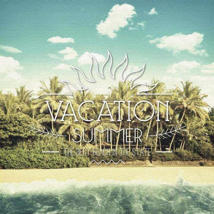 ビーチ アート typ-0032 Mサイズ 30cm×30cm アートパネル ファブリックパネル アートボード 壁掛け 日本製 ラッピング付き 店舗 カフェ ラウンジ ロビー ホテル 法人 lib-typ-0032-mの画像