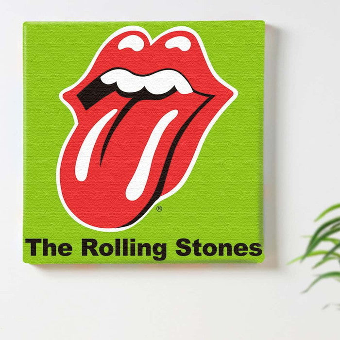 ローリング ストーンズ Rolling Stones アートパネル ファブリックパネル アートボード インテリアパネル 壁掛け 日本製 ラッピング付き lib-unv-0013-grn