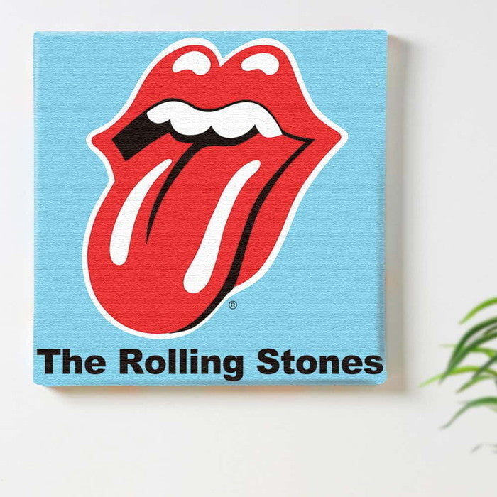 ローリング ストーンズ Rolling Stones アートパネル ファブリックパネル アートボード インテリアパネル 壁掛け 日本製 ラッピング付き lib-unv-0013-lblu