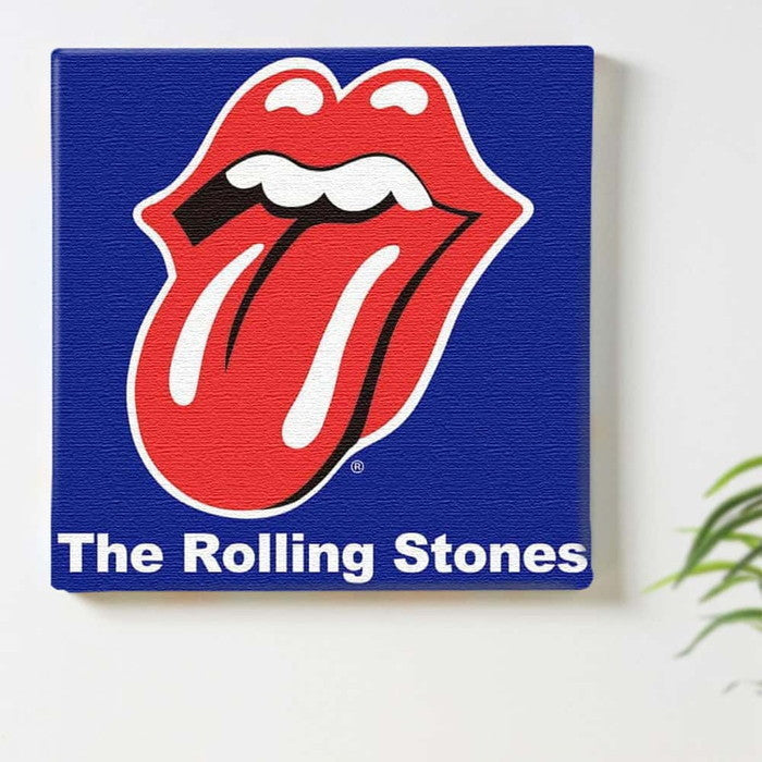 ローリング ストーンズ Rolling Stones アートパネル ファブリックパネル アートボード インテリアパネル 壁掛け 日本製 ラッピング付き lib-unv-0013-nvy