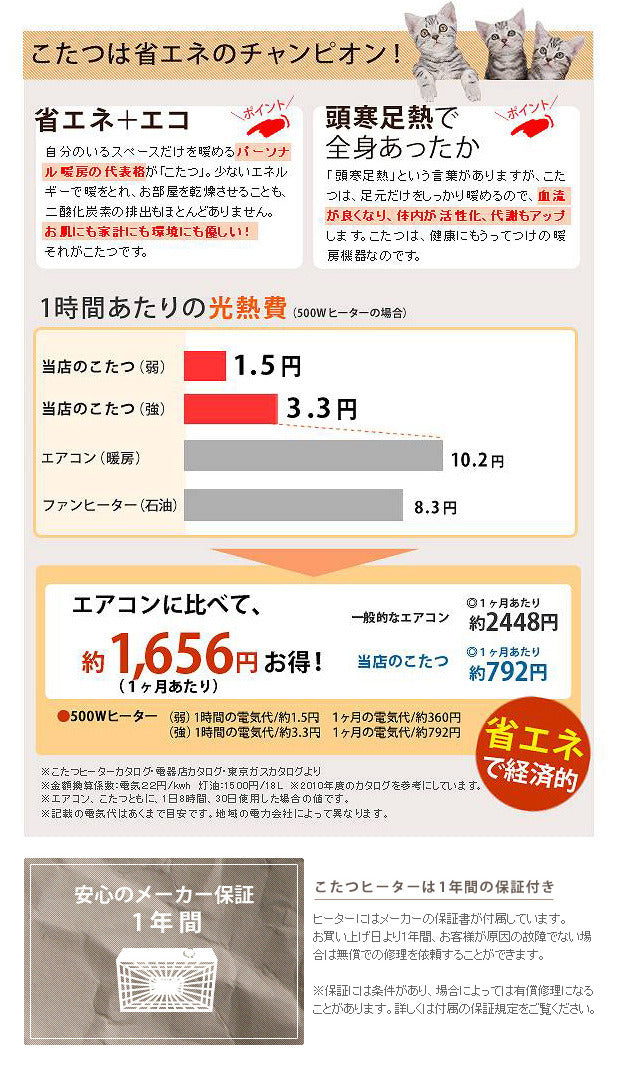 こたつ 正方形 楢天然木国産折れ脚こたつ ローリエ 60x60cm 折脚 継ぎ脚 高さ調整 テーブル ローテーブル 炬燵 コタツ シンプル 天然木 木製 日本製 国産  mu-11100264の画像