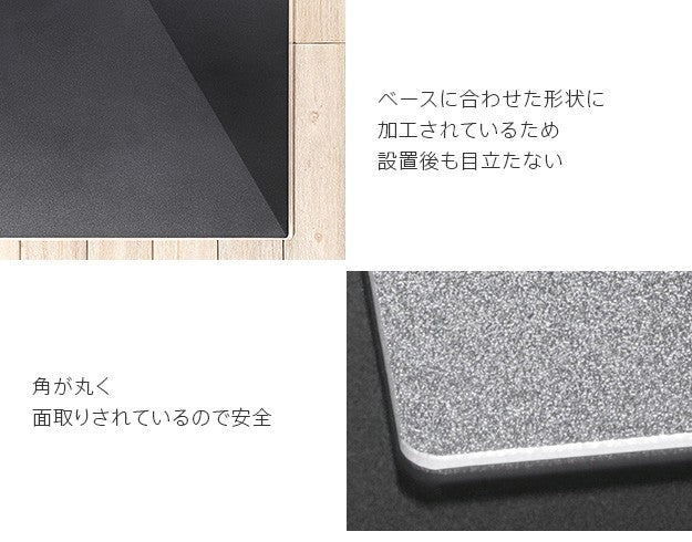 WALLインテリアテレビスタンドV3ロータイプ専用 ポリカーボネートフロアシート テレビ台 テレビスタンド 部品 パーツ フローリング 床保護パネル 床 シート 傷防止 キズ防止 汚れ防止 保護 WALLオプション mu-m0500251の画像