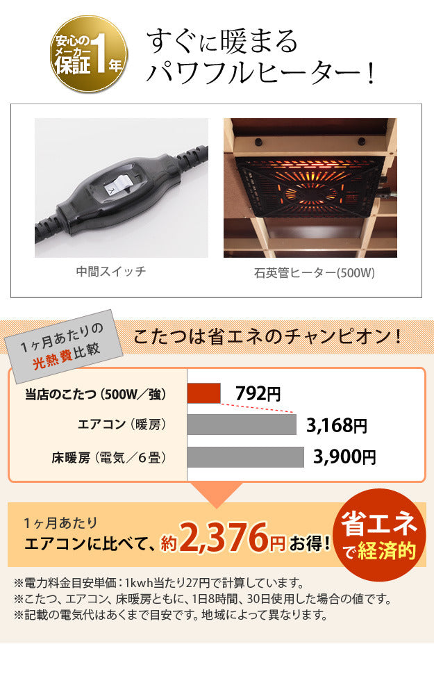 こたつ テーブル 国産 楢天然木国産折れ脚こたつ〔ローリエ〕 60×60cm+国産北欧柄こたつ布団 2点セット 継ぎ足 折りたたみ 家具調 正方形 日本製 北欧 おしゃれ 大判 こたつ布団 厚手 mu-n11100264