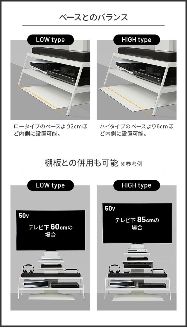 WALLメディアラック V2 V3対応 大型DVDレコーダー BDレコーダー PS5 プレステ5 PS4 収納 収納家具 配線整理 スチール製 白 ホワイト 黒 ブラック WALLシリーズ mu-wllb15の画像