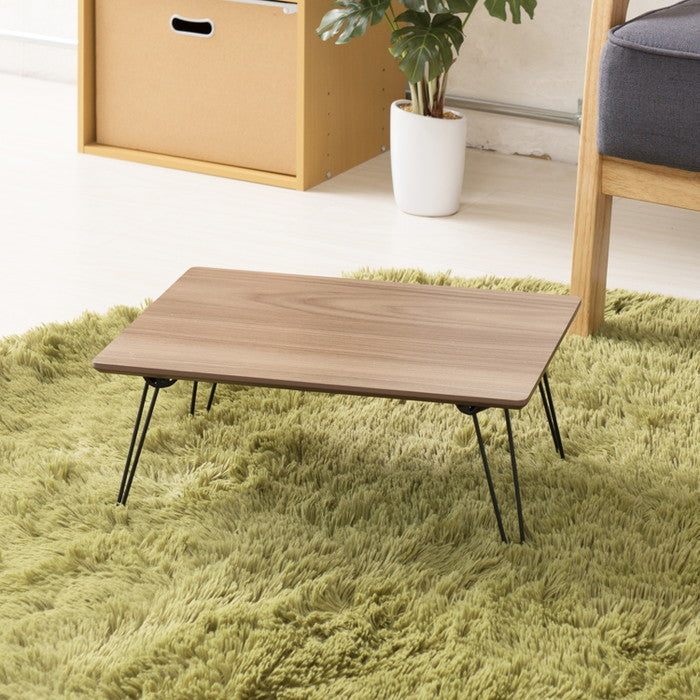 カームテーブル 幅45cm カームテーブル 机 木製 折り畳み ローテーブル ナチュラル ミニ コンパクト 北欧 nag-calm-45の画像