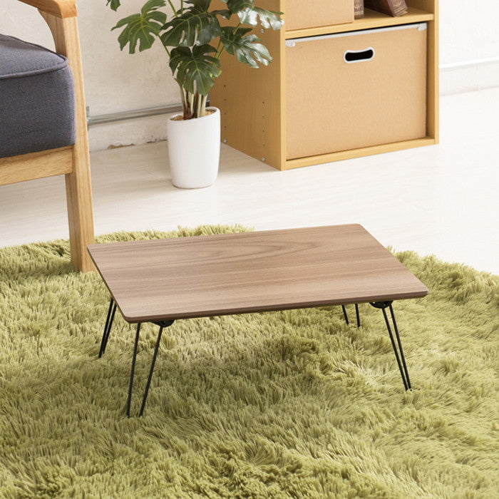 カームテーブル 幅45cm カームテーブル 机 木製 折り畳み ローテーブル ナチュラル ミニ コンパクト 北欧 nag-calm-45の画像