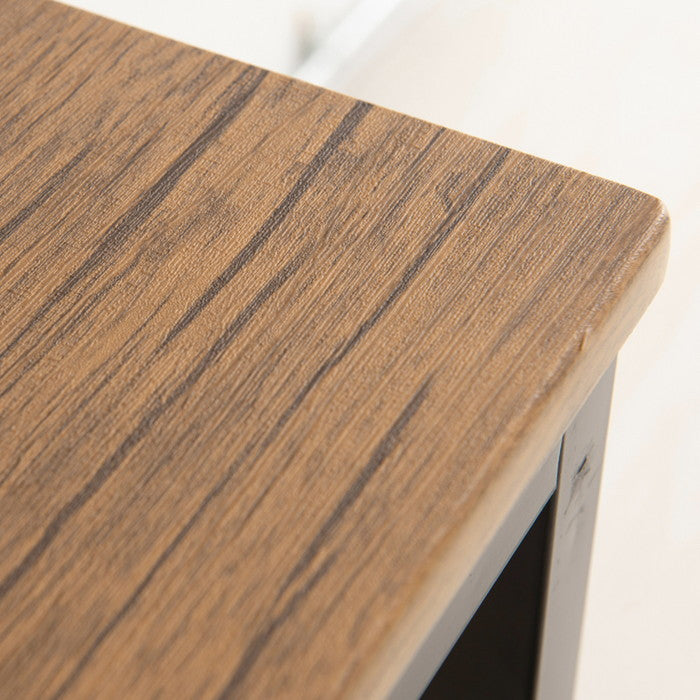 木目 デスク ヴィンテージテーブル 北欧風 PCデスク 机 つくえ オフィス モダン レトロ nag-nk-115の画像