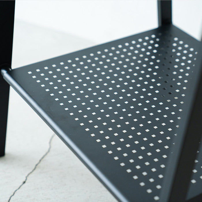 棚付 木目柄 ハンガーラック コートハンガー スリム 折りたたみ モダン 収納 洋服掛け おしゃれ nag-nk-231の画像