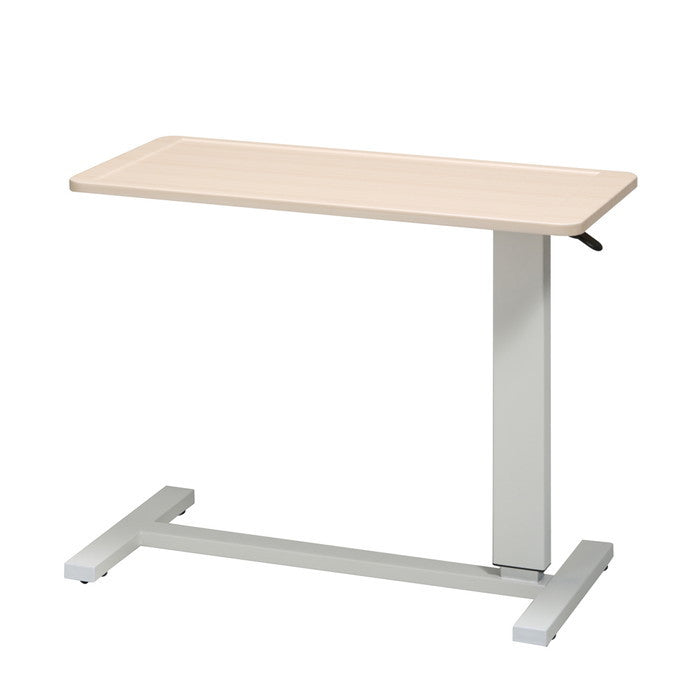 ワンタッチで高さ調節可能 ガス圧昇降テーブル 机 介護 補助テーブル ベッドテーブル 北欧風 モダン nag-nk-518の画像