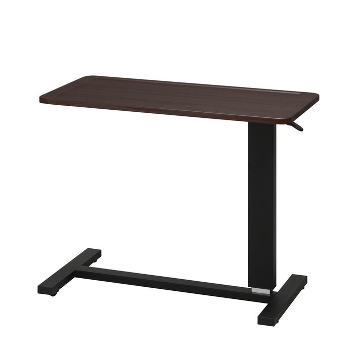 ワンタッチで高さ調節可能 ガス圧昇降テーブル 机 介護 補助テーブル ベッドテーブル 北欧風 モダン nag-nk-518の画像