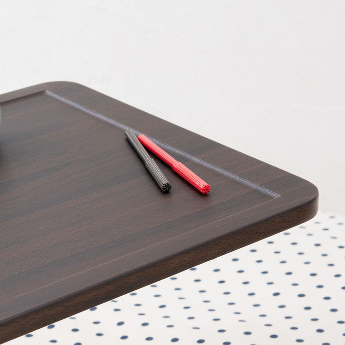 ワンタッチで高さ調節可能 ガス圧昇降テーブル 机 介護 補助テーブル ベッドテーブル 北欧風 モダン nag-nk-518の画像