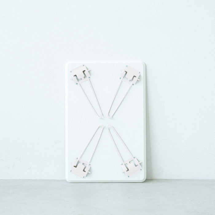 ニーナ 幅45折りたたみテーブル 机 ローテーブル ミニサイズ パステル 折れ脚 北欧 nag-nk-745wの画像