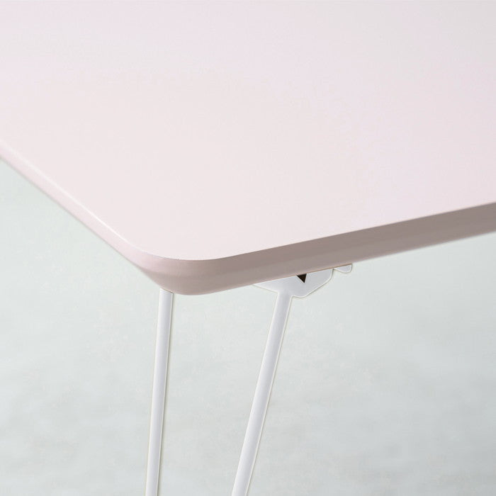 ニーナ 幅45折りたたみテーブル 机 ローテーブル ミニサイズ パステル 折れ脚 北欧 nag-nk-745wの画像