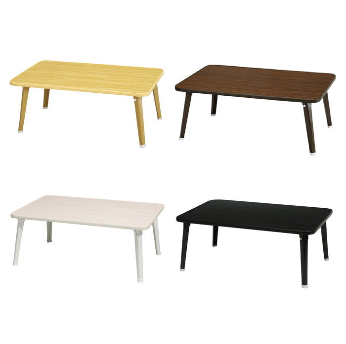 折りたたみ ハウステーブル 幅75cm 机 ちゃぶ台 木目 木製 折れ脚 ナチュラル 完成品 nag-nk-75の画像