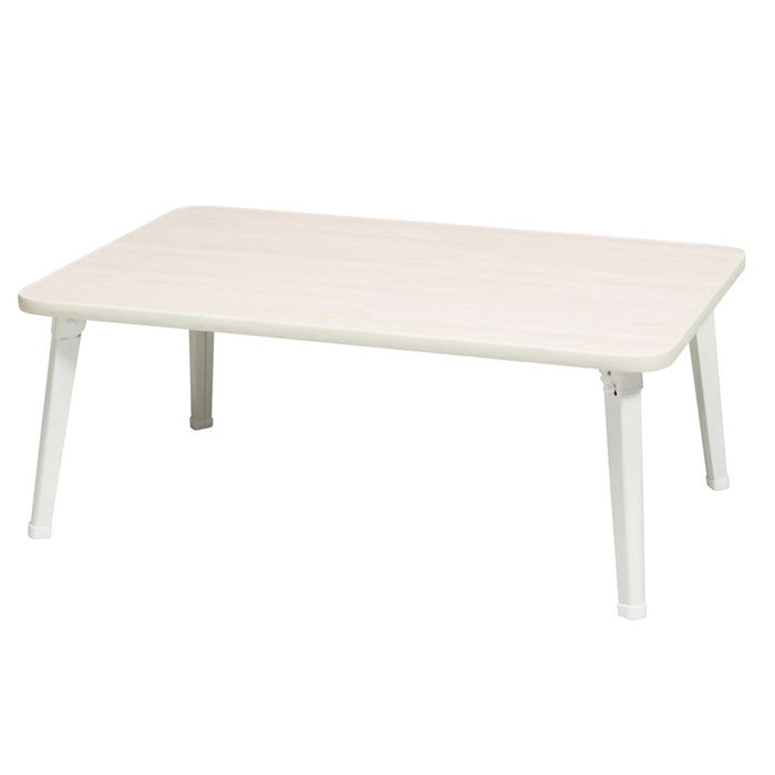 折りたたみ ハウステーブル 幅75cm 机 ちゃぶ台 木目 木製 折れ脚 ナチュラル 完成品 nag-nk-75の画像